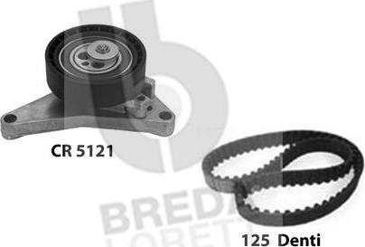 Breda Lorett KCD0674 - Комплект зубчатого ремня ГРМ autospares.lv