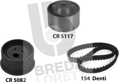 Breda Lorett KCD0675 - Комплект зубчатого ремня ГРМ autospares.lv