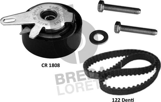 Breda Lorett KCD0677 - Комплект зубчатого ремня ГРМ autospares.lv