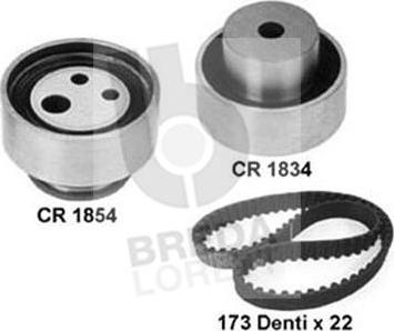 Breda Lorett KCD0092 - Комплект зубчатого ремня ГРМ autospares.lv