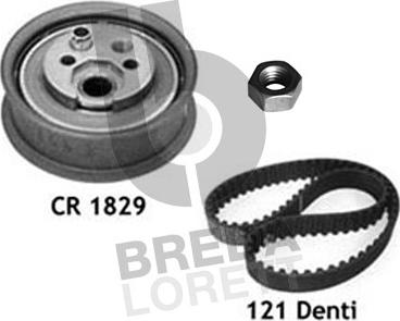 Breda Lorett KCD0041 - Комплект зубчатого ремня ГРМ autospares.lv