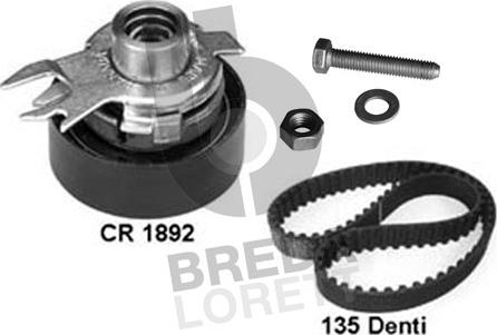 Breda Lorett KCD0048 - Комплект зубчатого ремня ГРМ autospares.lv