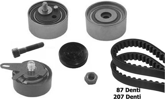 Breda Lorett KCD0055 - Комплект зубчатого ремня ГРМ autospares.lv