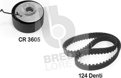 Breda Lorett KCD0053 - Комплект зубчатого ремня ГРМ autospares.lv