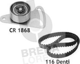 Breda Lorett KCD0067 - Комплект зубчатого ремня ГРМ autospares.lv