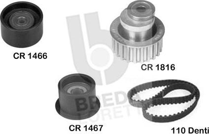 Breda Lorett KCD0004 - Комплект зубчатого ремня ГРМ autospares.lv