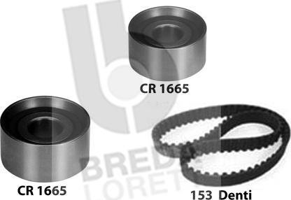 Breda Lorett KCD0089 - Комплект зубчатого ремня ГРМ autospares.lv