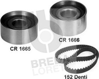 Breda Lorett KCD0086 - Комплект зубчатого ремня ГРМ autospares.lv