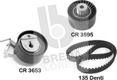 Breda Lorett KCD0033 - Комплект зубчатого ремня ГРМ autospares.lv