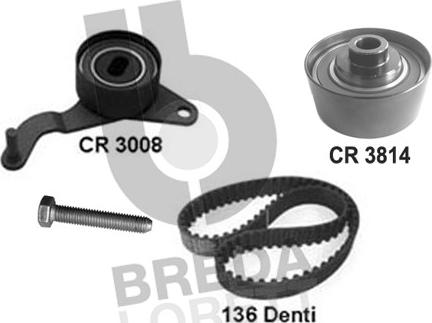 Breda Lorett KCD0026 - Комплект зубчатого ремня ГРМ autospares.lv