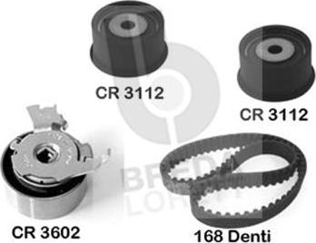 Breda Lorett KCD0027 - Комплект зубчатого ремня ГРМ autospares.lv