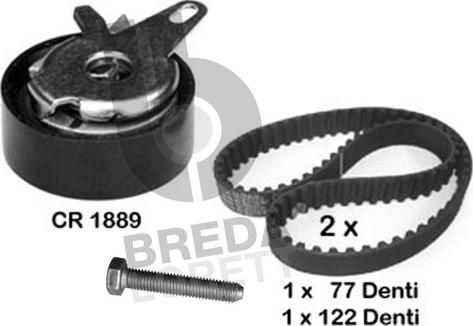 Breda Lorett KCD0070 - Комплект зубчатого ремня ГРМ autospares.lv