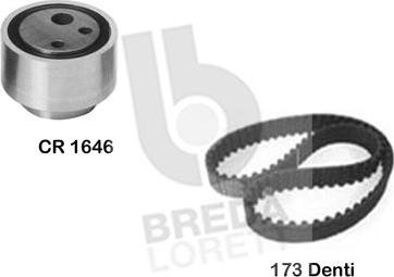 Breda Lorett KCD0078 - Комплект зубчатого ремня ГРМ autospares.lv