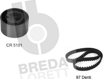 Breda Lorett KCD0199 - Комплект зубчатого ремня ГРМ autospares.lv