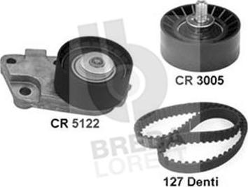 Breda Lorett KCD0190 - Комплект зубчатого ремня ГРМ autospares.lv