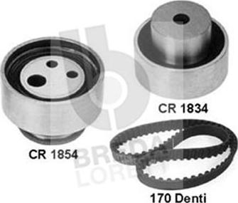 Breda Lorett KCD0197 - Комплект зубчатого ремня ГРМ autospares.lv