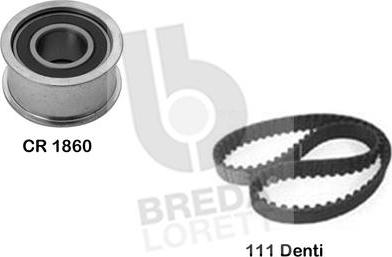 Breda Lorett KCD0148 - Комплект зубчатого ремня ГРМ autospares.lv