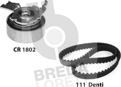 Breda Lorett KCD0158 - Комплект зубчатого ремня ГРМ autospares.lv