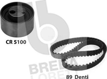 Breda Lorett KCD0169 - Комплект зубчатого ремня ГРМ autospares.lv