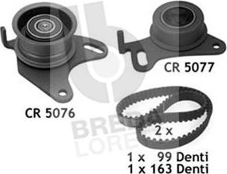 Breda Lorett KCD0164 - Комплект зубчатого ремня ГРМ autospares.lv