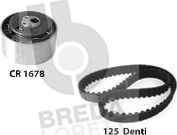 Breda Lorett KCD0165 - Комплект зубчатого ремня ГРМ autospares.lv