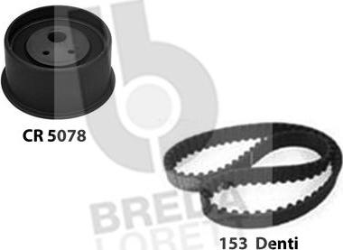 Breda Lorett KCD0166 - Комплект зубчатого ремня ГРМ autospares.lv