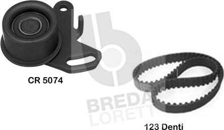 Breda Lorett KCD0161 - Комплект зубчатого ремня ГРМ autospares.lv