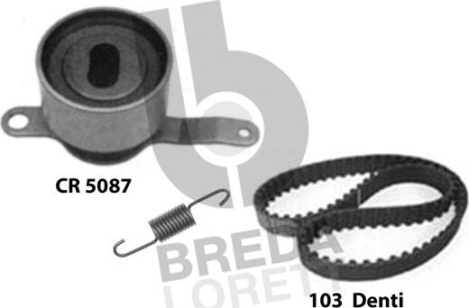 Breda Lorett KCD0162 - Комплект зубчатого ремня ГРМ autospares.lv