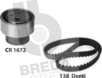 Breda Lorett KCD0105 - Комплект зубчатого ремня ГРМ autospares.lv