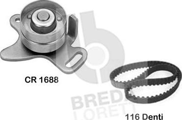 Breda Lorett KCD0118 - Комплект зубчатого ремня ГРМ autospares.lv