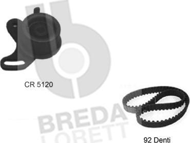 Breda Lorett KCD0189 - Комплект зубчатого ремня ГРМ autospares.lv