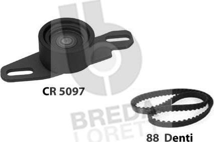 Breda Lorett KCD0180 - Комплект зубчатого ремня ГРМ autospares.lv