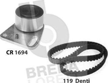 Breda Lorett KCD0135 - Комплект зубчатого ремня ГРМ autospares.lv