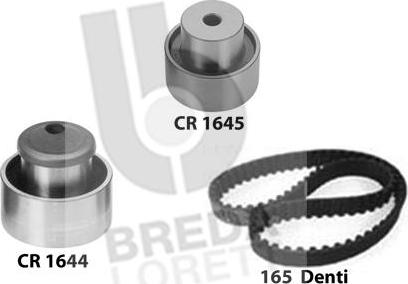 Breda Lorett KCD0129 - Комплект зубчатого ремня ГРМ autospares.lv