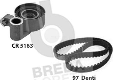 Breda Lorett KCD0170 - Комплект зубчатого ремня ГРМ autospares.lv