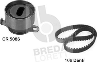 Breda Lorett KCD0172 - Комплект зубчатого ремня ГРМ autospares.lv