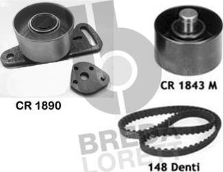 Breda Lorett KCD0394 - Комплект зубчатого ремня ГРМ autospares.lv