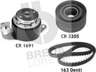 Breda Lorett KCD0398 - Комплект зубчатого ремня ГРМ autospares.lv