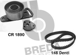 Breda Lorett KCD0393 - Комплект зубчатого ремня ГРМ autospares.lv