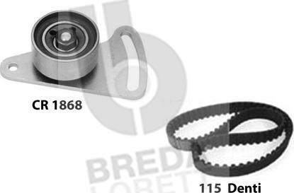 Breda Lorett KCD0392 - Комплект зубчатого ремня ГРМ autospares.lv