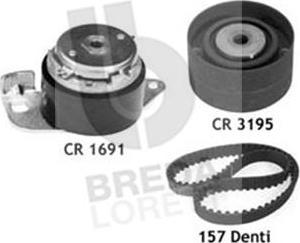 Breda Lorett KCD0397 - Комплект зубчатого ремня ГРМ autospares.lv