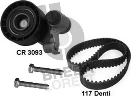 Breda Lorett KCD0364 - Комплект зубчатого ремня ГРМ autospares.lv