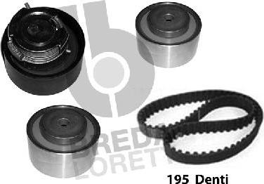 Breda Lorett KCD0312 - Комплект зубчатого ремня ГРМ autospares.lv