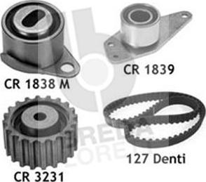 Breda Lorett KCD0381 - Комплект зубчатого ремня ГРМ autospares.lv