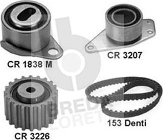 Breda Lorett KCD0383 - Комплект зубчатого ремня ГРМ autospares.lv