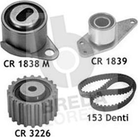 Breda Lorett KCD0382 - Комплект зубчатого ремня ГРМ autospares.lv