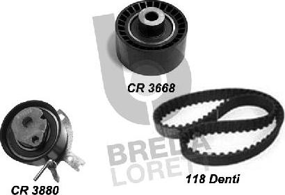 Breda Lorett KCD0331 - Комплект зубчатого ремня ГРМ autospares.lv