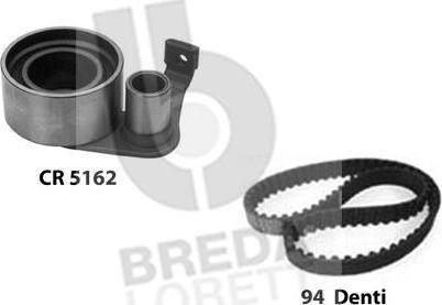 Breda Lorett KCD0320 - Комплект зубчатого ремня ГРМ autospares.lv