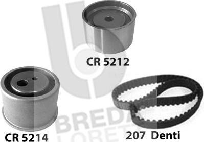 Breda Lorett KCD0294 - Комплект зубчатого ремня ГРМ autospares.lv