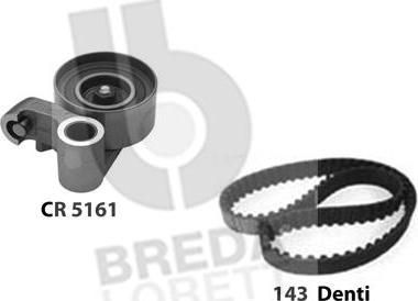 Breda Lorett KCD0244 - Комплект зубчатого ремня ГРМ autospares.lv